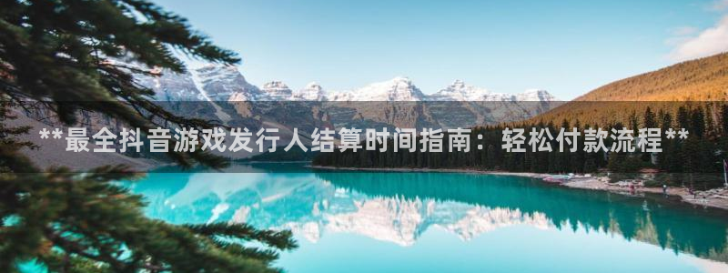 新城平台在线登陆：**最全抖音游戏发行人结算时间指南：轻松付款流程**